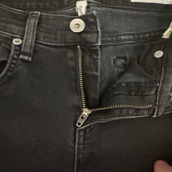 Rag & Bone Jeans Midrise Dre Capri Dark Gray Size 24 - Picture 6 of 7